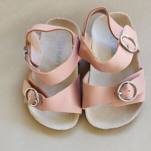 Old Navy Pink Buckle Strap Toddler Sandals